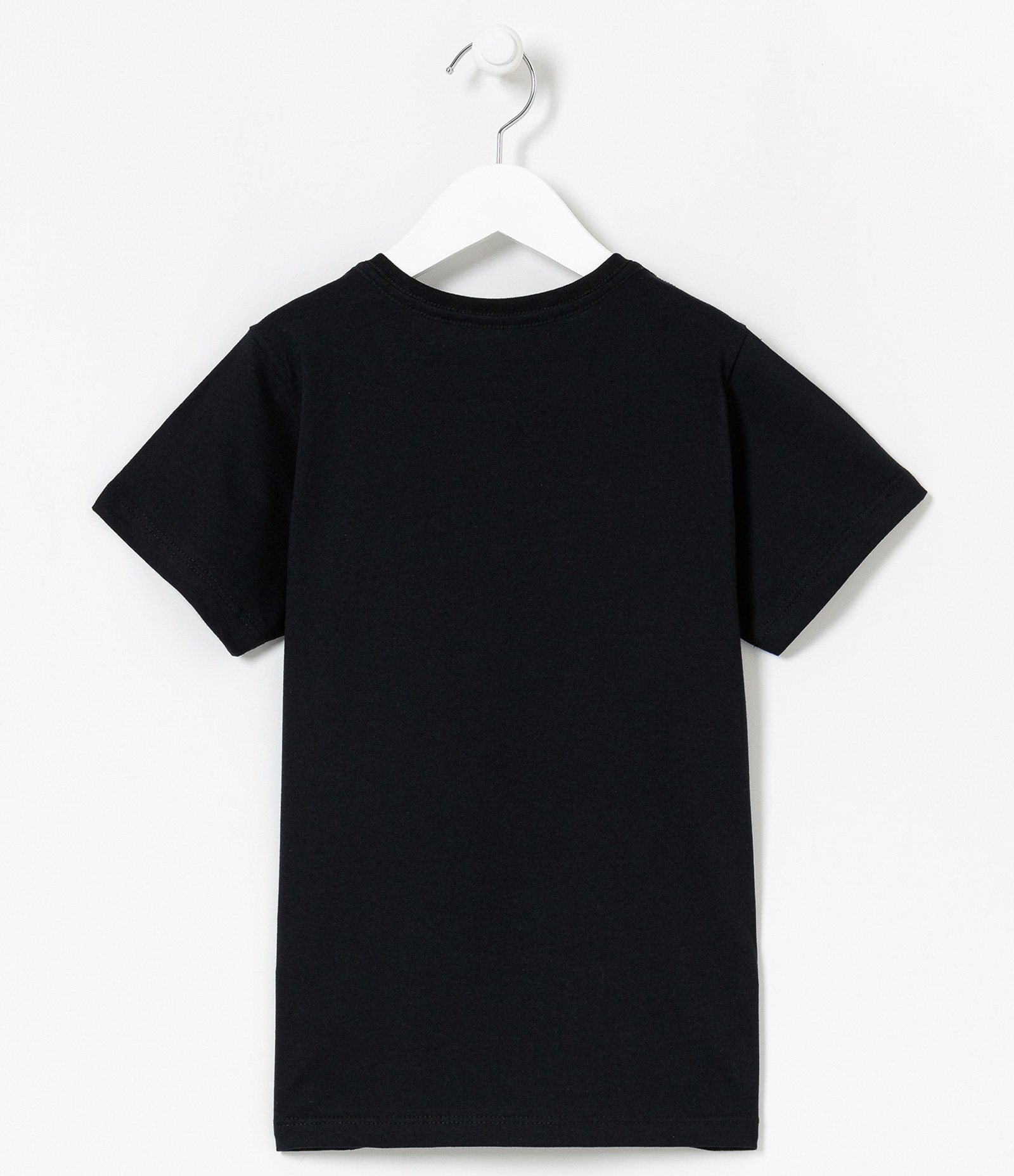Camiseta Infantil Estampa de Leão - Tam 5 a 14 anos Preto 2