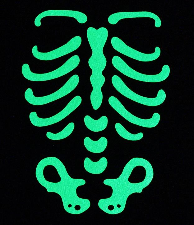 Body Infantil Esqueleto Halloween - Tam 0 a 18 meses Preto 4