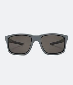 Óculos de Sol Quadrado Esportivo com Lente Fume UV Polarizada