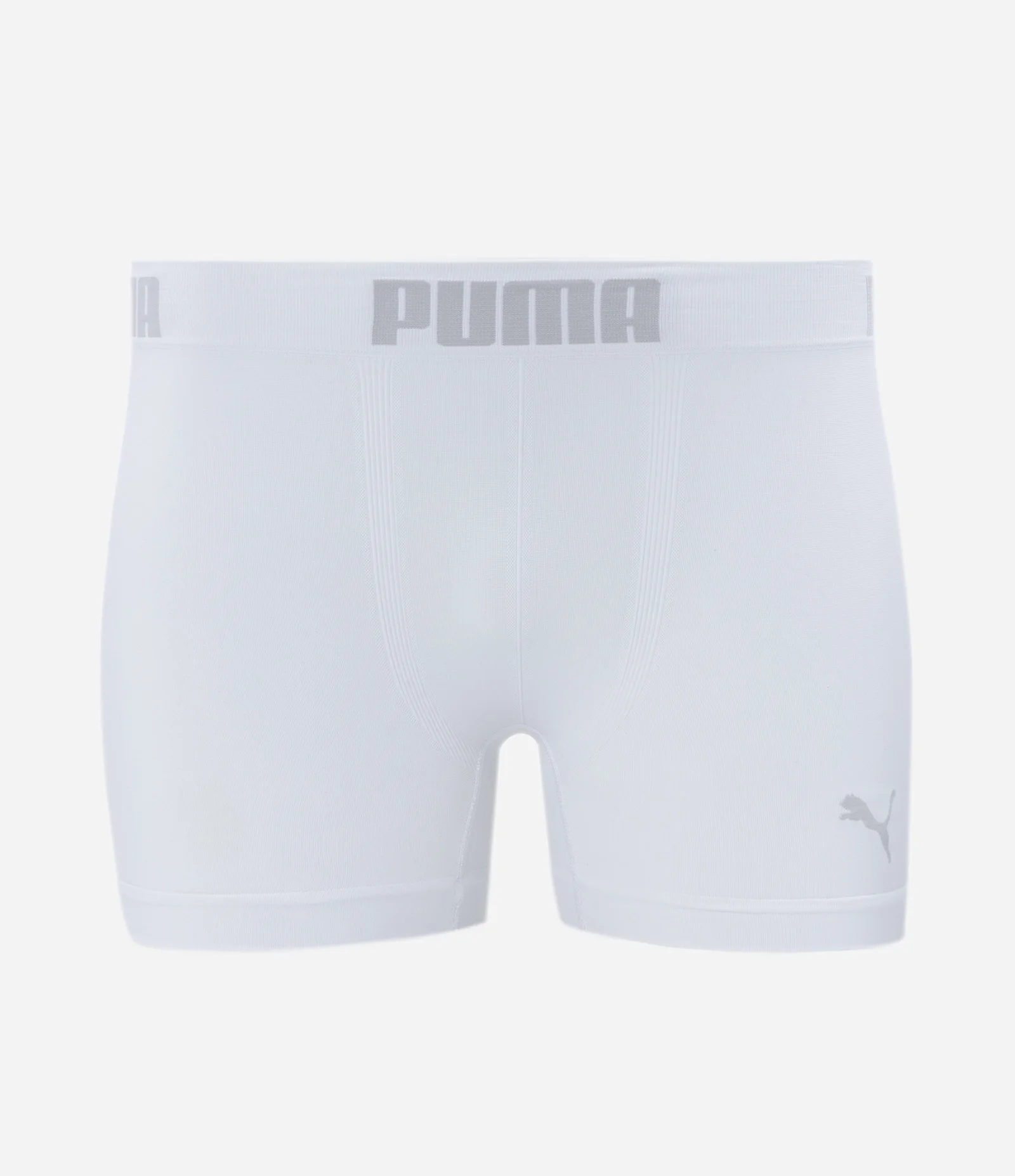 Kit 02 Cuecas Boxer em Microfibra sem Costura Puma Branco/Preto 2