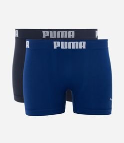 Kit 02 Cuecas Boxer em Poliamida sem Costura Puma