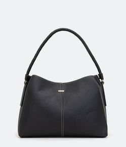 Bolsa Shoulder Hobo com Alça de Ombro Trançada