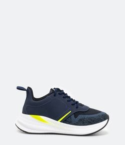 Tênis Infantil Sintético Esportivo com Detalhes Neon Molekinho - Tam 28 ao 35