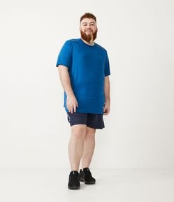 Bermuda Esportiva em Poliéster com Telinha - Plus Size