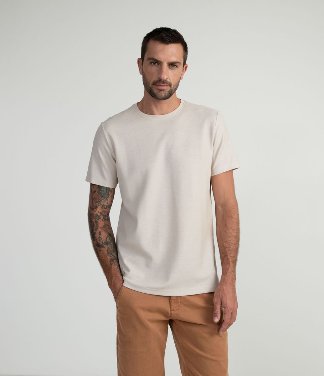 camiseta algodão peruano feminina