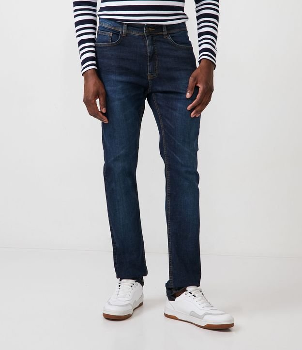 Pantalón Slim Comfort en Jeans Azul 2