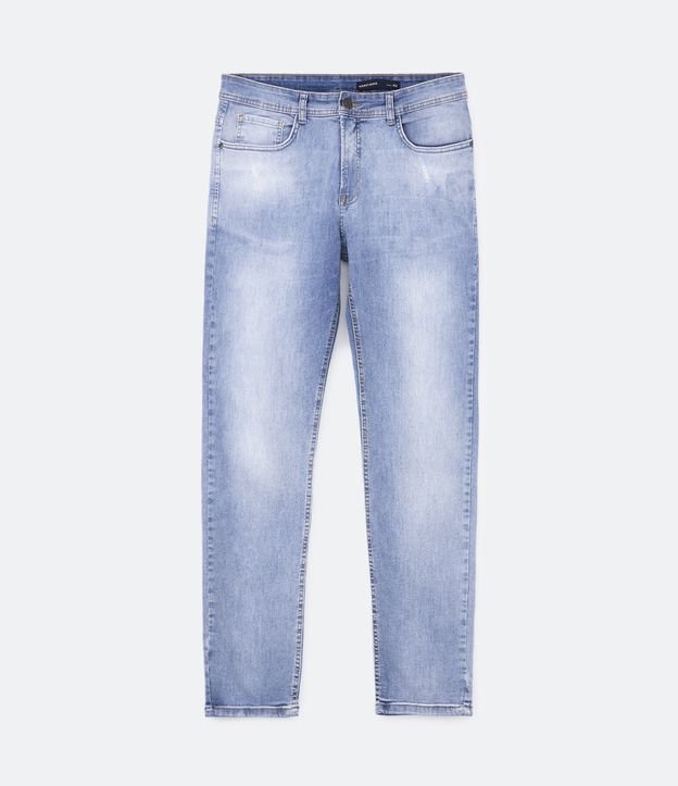 Calça Slim Jeans com Elastano Azul 6