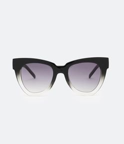 Óculos de Sol Quadrado com Lente Fumê Degradê