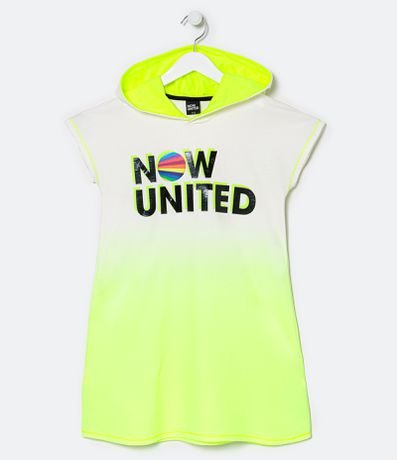 Vestido Infantil com Capuz Estampa Dip Dye com Now United - Tam 9 a 14 anos Menor preço em Vestido Infantil com Capuz Estampa Dip Dye com Now United - Tam 9 a 14 anos