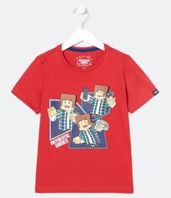 Camiseta Infantil Authentic Games - Tam 5 a 14 Anos