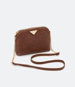 Bolsa Camera Bag com Alça Transversal de Corrente