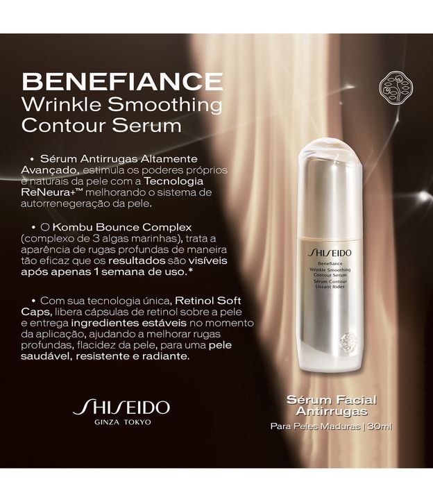 Sérum Facial Antirrugas Benefiance Shiseido 30ml 5