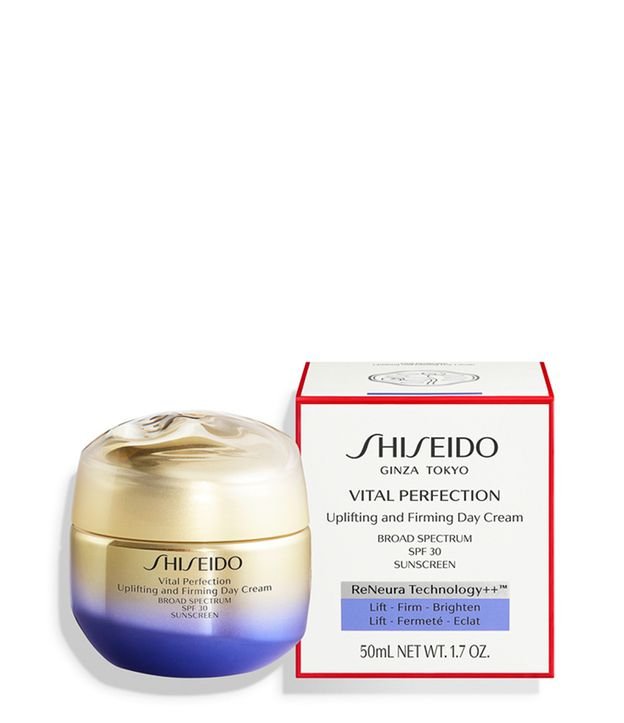 Creme Hidratante Facial Diurno Anti Idade Vital Perfection FPS30 Shiseido 50ml 2