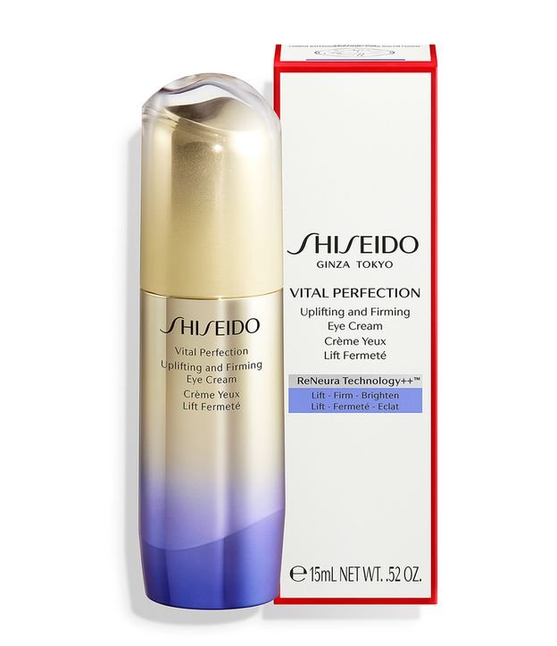 Creme Hidratante para Olhos Firmeza e Efeito Lifting Vital Perfection Shiseido 15ml 2