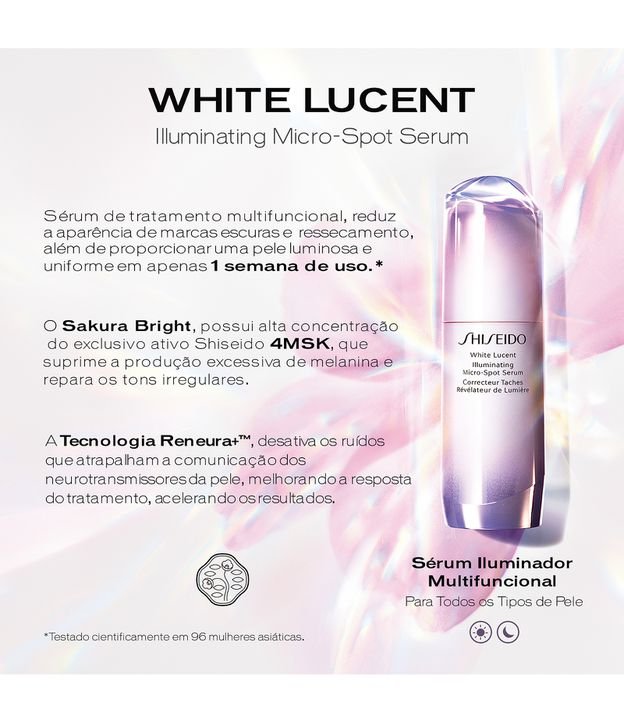 Sérum Facial Iluminador White Lucent Shiseido 30ml 5