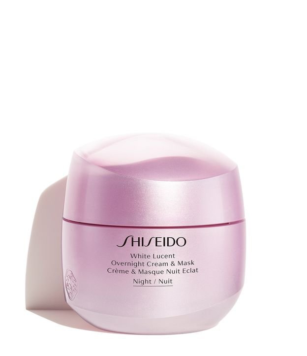 Creme e Máscara Hidratante Facial Noturna White Lucent Shiseido