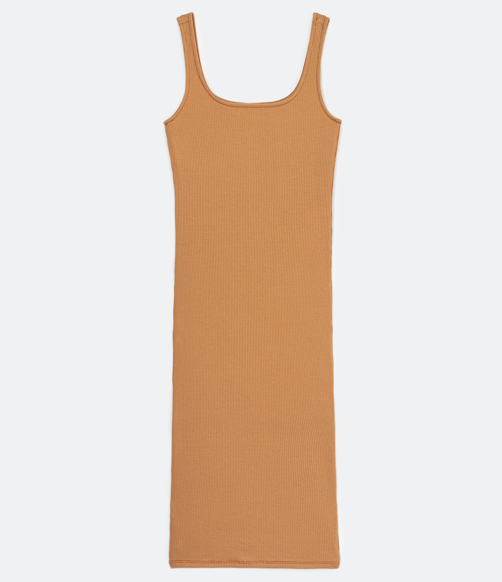 Vestido Midi Básico com Decote Quadrado 6