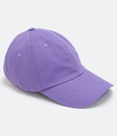 Boné Sem Estampa com Aba Curva Roxo - Renner