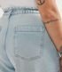 Imagem miniatura do produto Short Clochard en Jeans Delavé Curve & Plus Size Azul 4