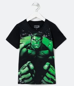 Camiseta Infantil Estampa Hulk - Tam 3 a 10 anos