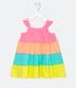 Imagem miniatura do produto Vestido Infantil Marias en Cotton Bloque de Color - Talle 1 a 5 años Rosado 1