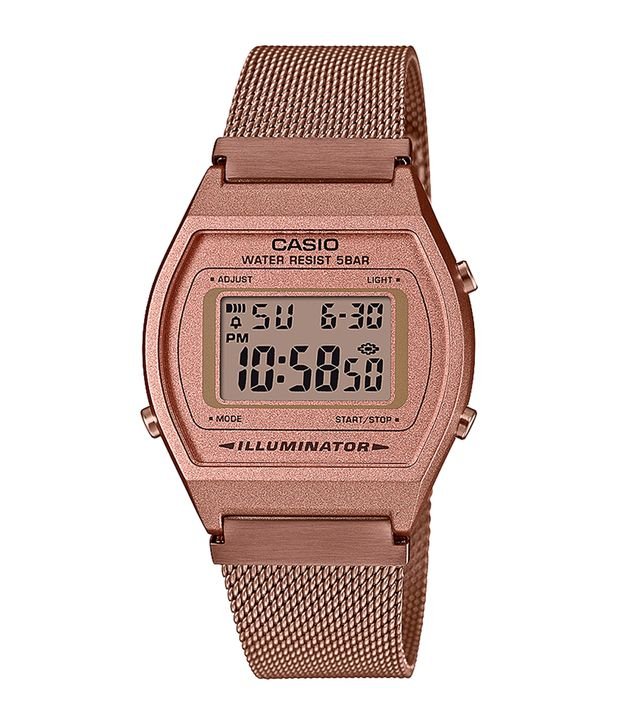 Relógio Feminino Casio B640WMR-5A Digital Rose Gold 1