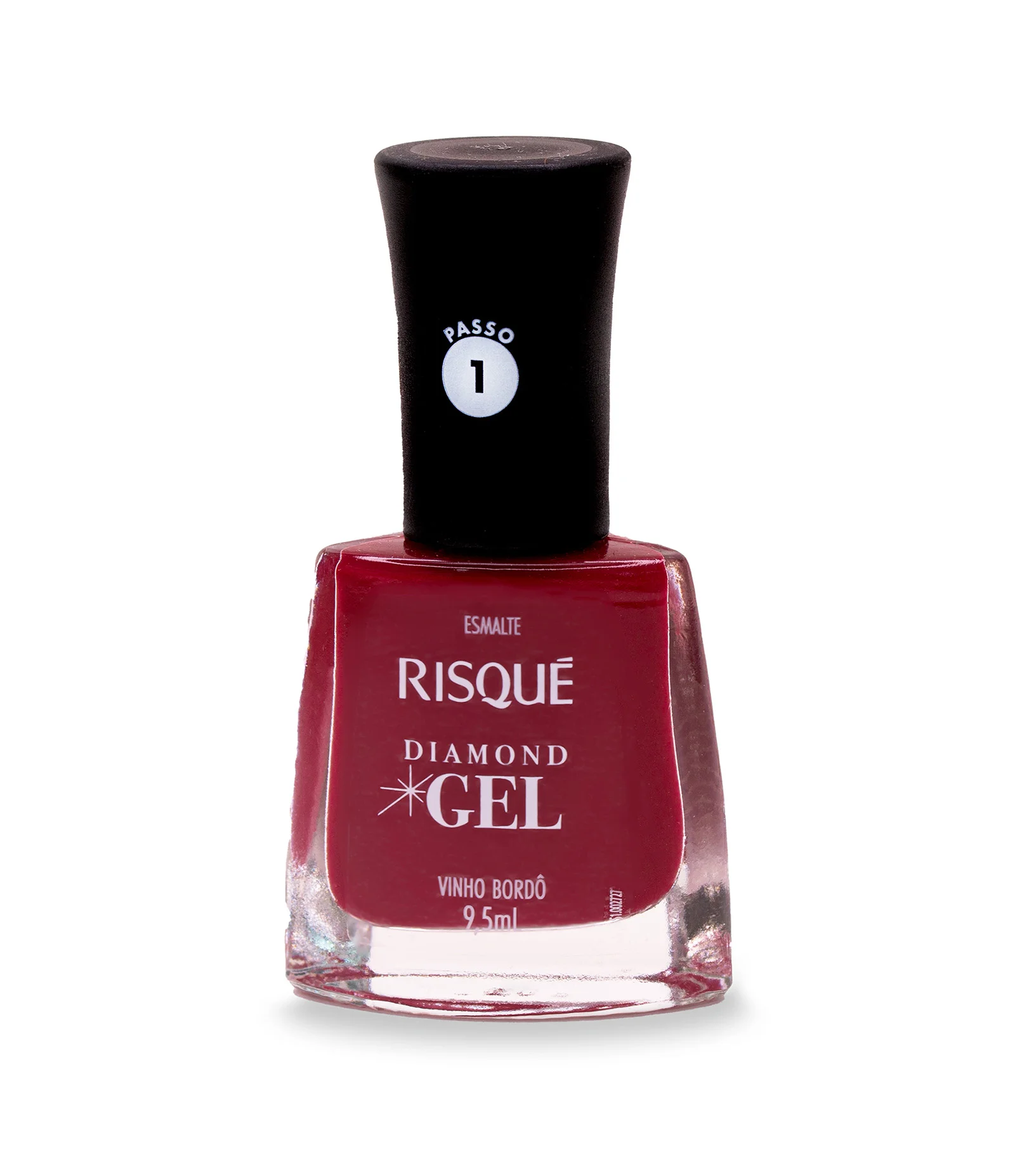 Esmalte Diamond Gel Risqué Vinho Bordo 1