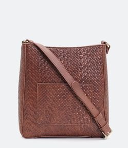 Bolsa Transversal Postman em Tressê