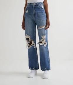 Calça  Anos 90 Jeans Destroyed