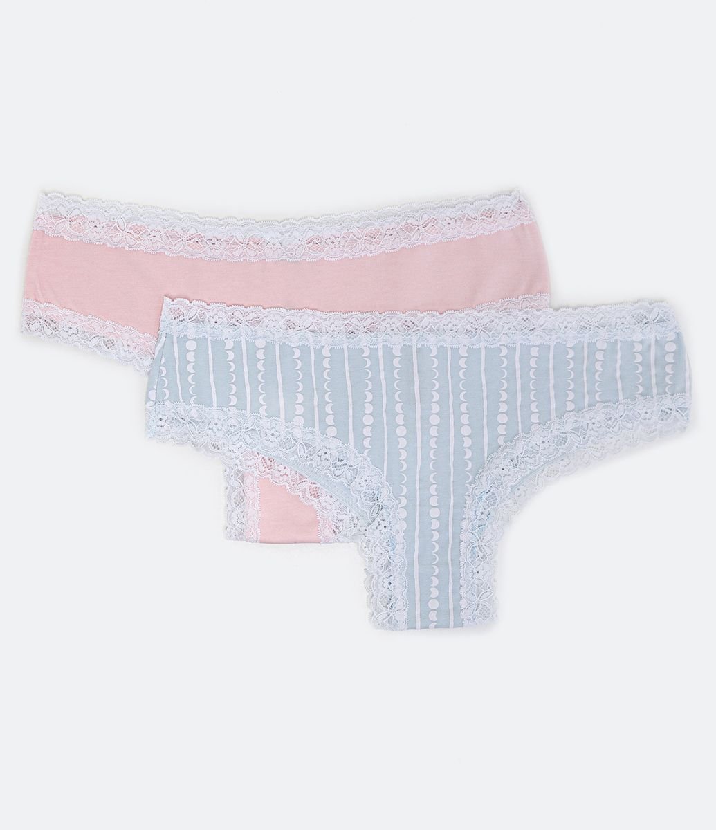 Kit 02 Calcinhas Boyshort em Algodão com Renda no Cós e nas Cavas é boa?