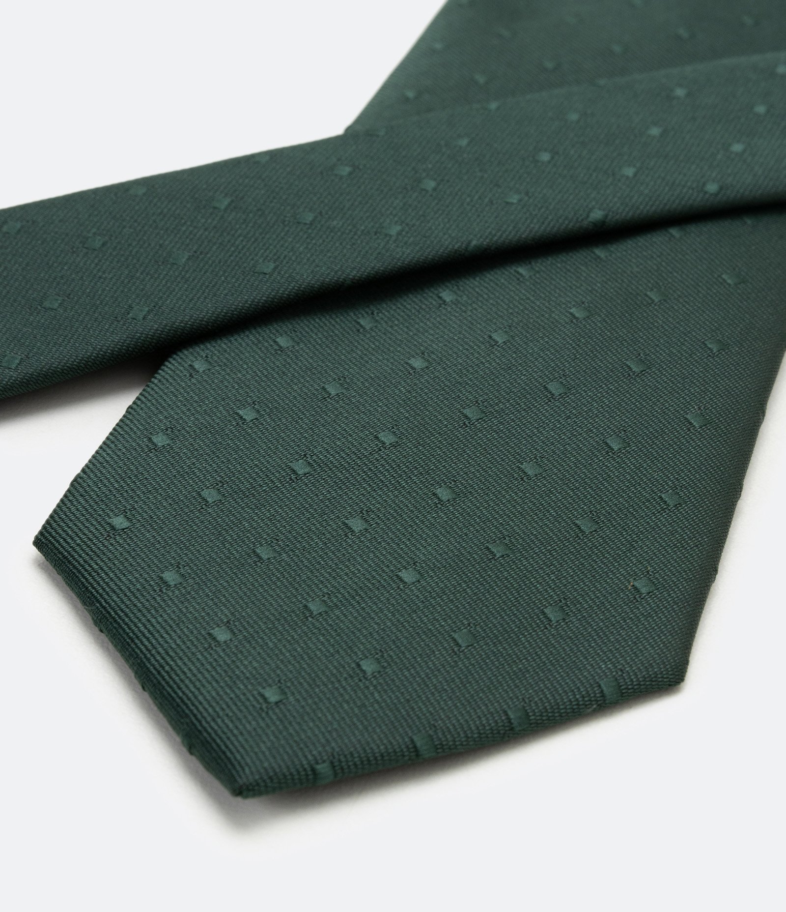 Gravata com Estampa Maquinetada Verde 4