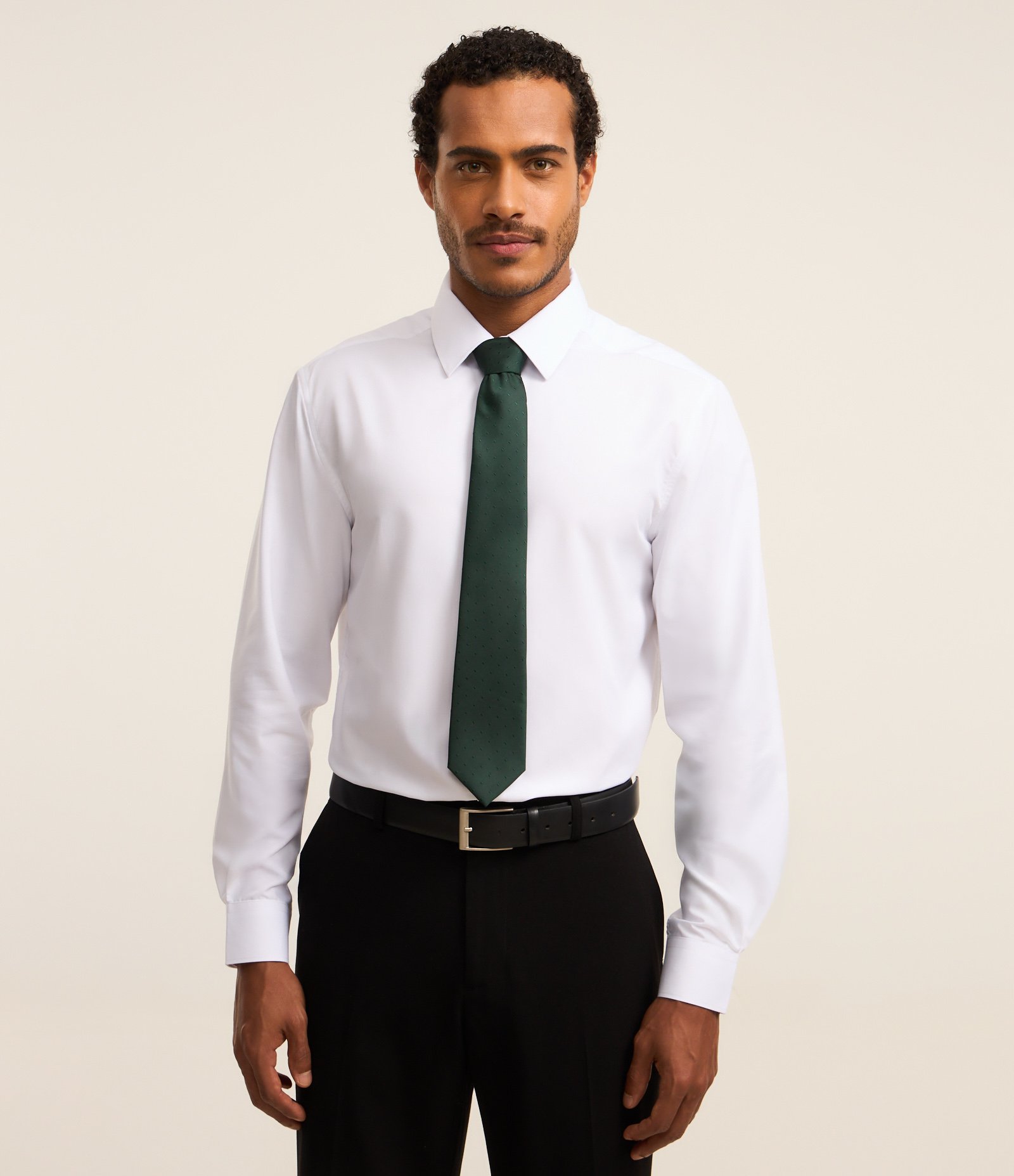 Gravata com Estampa Maquinetada Verde 1