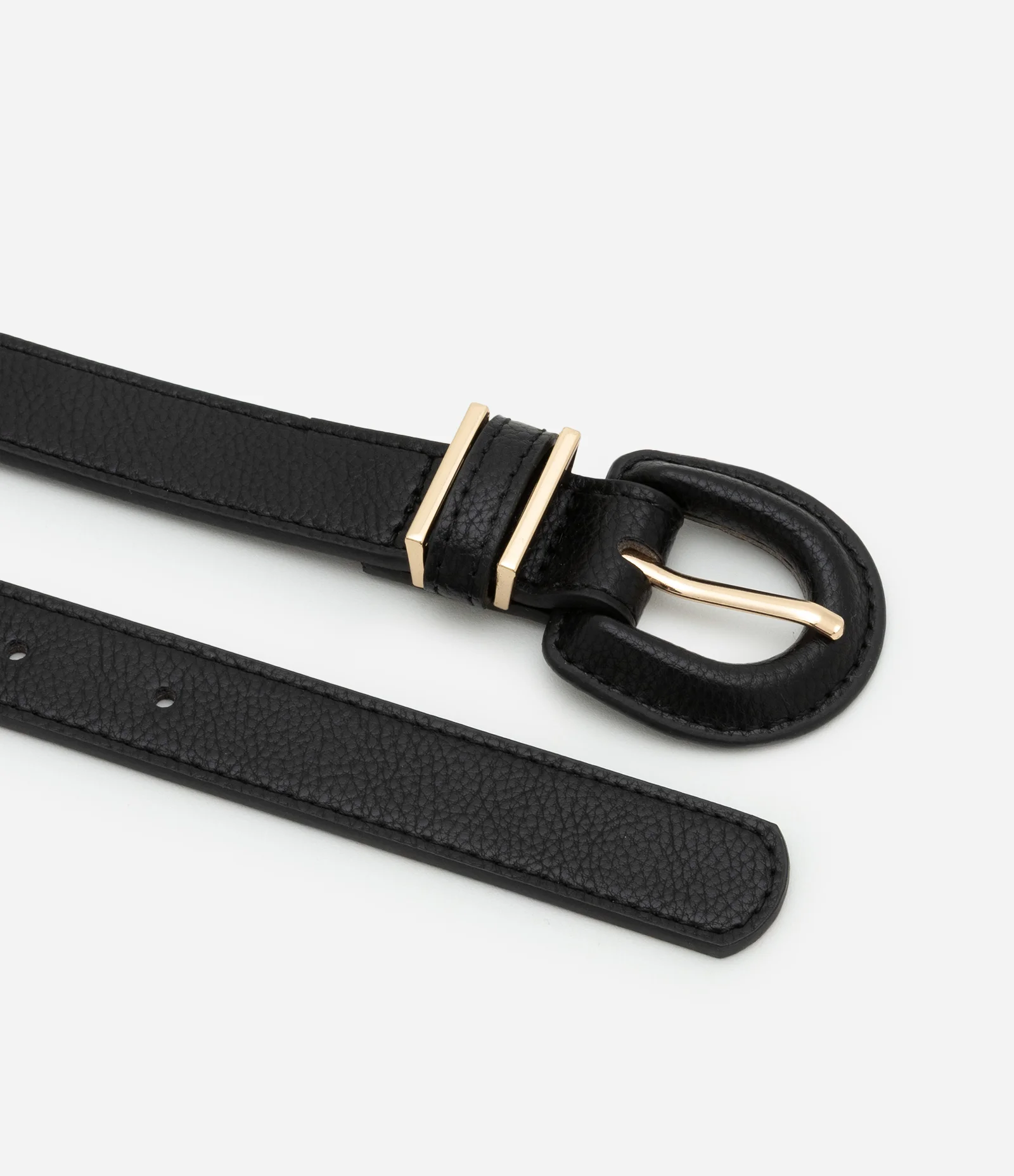 Kit 2 Cintos Médios com Fivelas Forradas Marrom/Preto 2