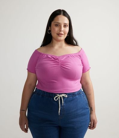 Blusa Manga Curta em Ribana Canelada Curve & Plus Size é ruim? Blusa Manga Curta em Ribana Canelada Curve & Plus Size é boa?