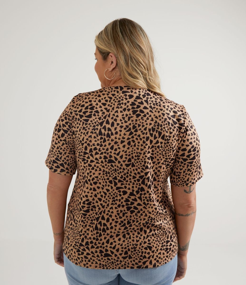 bershka leopard print bolsa