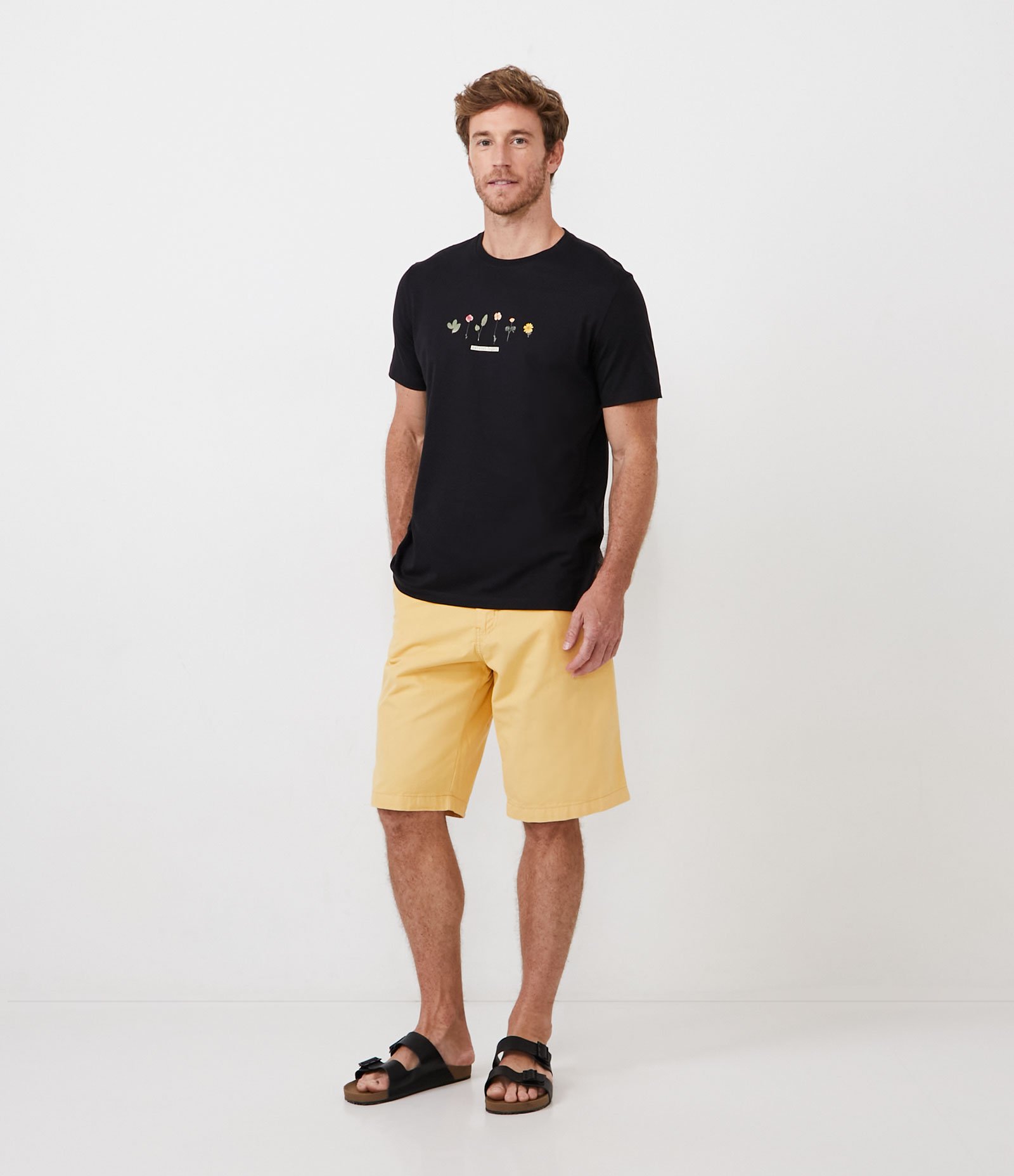 Bermuda Reta em Sarja com Bolso 1