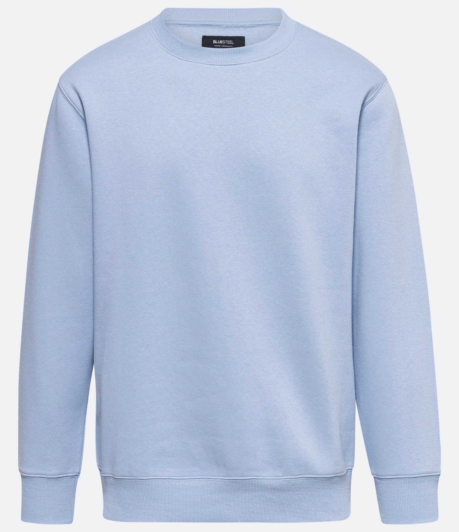 Blusão Fechado Básico em Moletom com Detalhes em Ribana 5