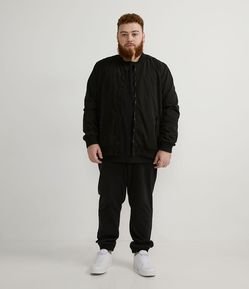 Jaqueta Bomber com Ribana e Bolsos