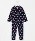 Imagem miniatura do produto Pijama Americano Infantil en Fleece con Estampado de Estrellas - Talle 1 a 10 años Azul 1