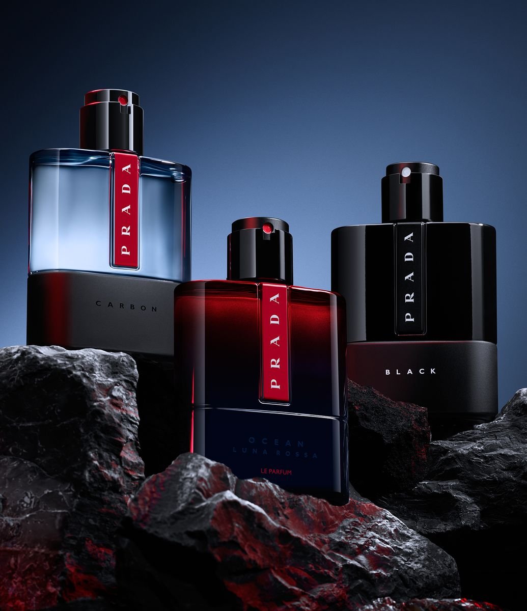 Perfume Prada Luna Rossa Carbon Masculino Eau de Toilette-Prada 150ml
