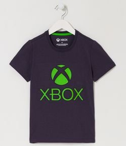 Camiseta Infantil com Estampa Xbox - Tam 1 a 14 anos