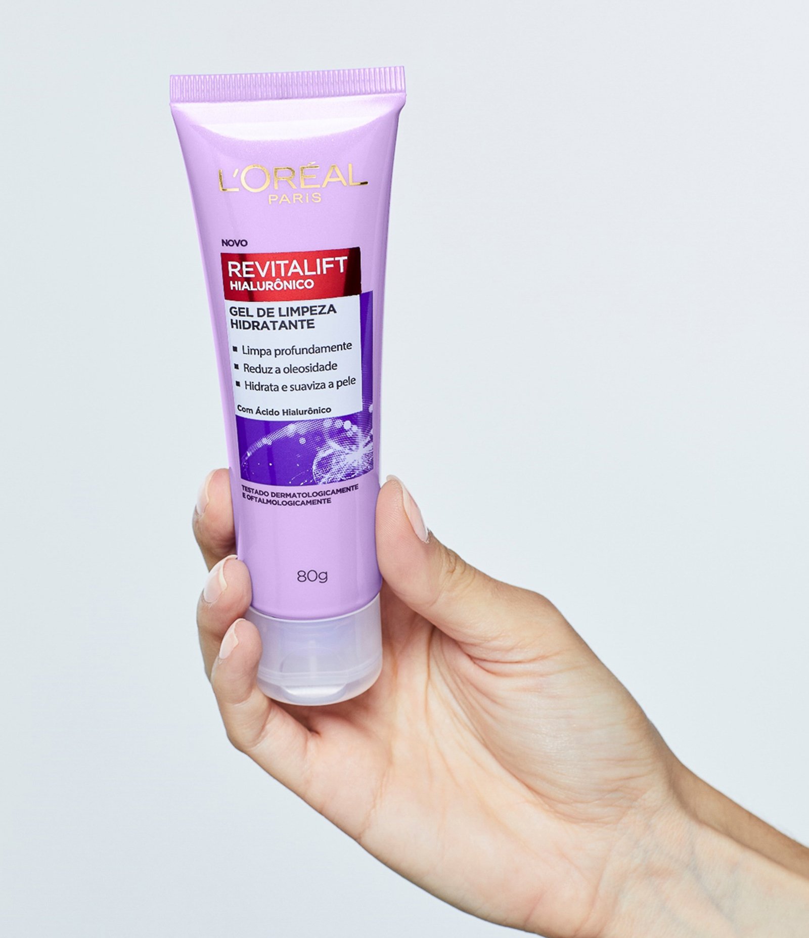Gel de Limpeza Anti-idade L'Oréal Paris Revitalift Hialurônico, 80g 80g 3