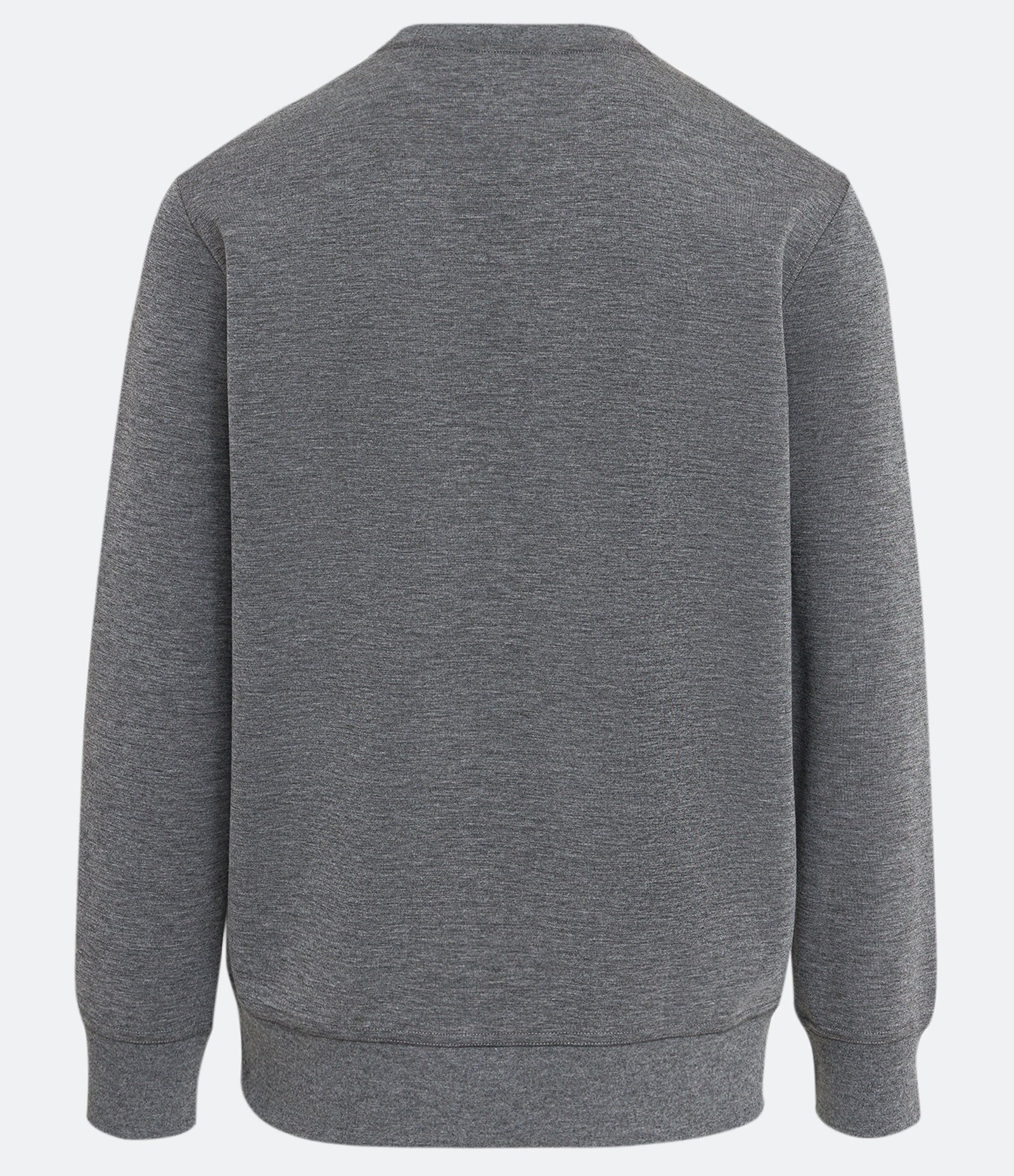 Casaco Fechado Esportivo com Punho Ajustado e Etiqueta Aplicada Cinza Médio 8