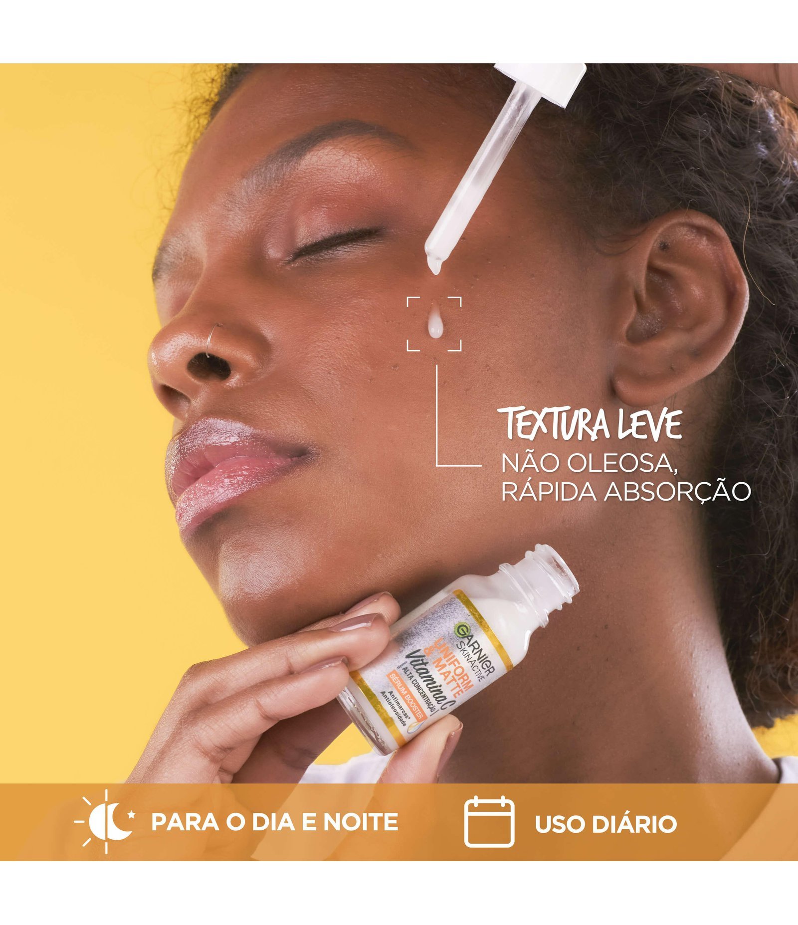 Sérum Facial Antimarcas Garnier Uniform & Matte Vitamina C, 30ml 30ml 5