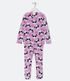 Imagem miniatura do produto Pijama Largo Infantil con Estampado de Pandas - Talle 4 a 14 años Violeta 1