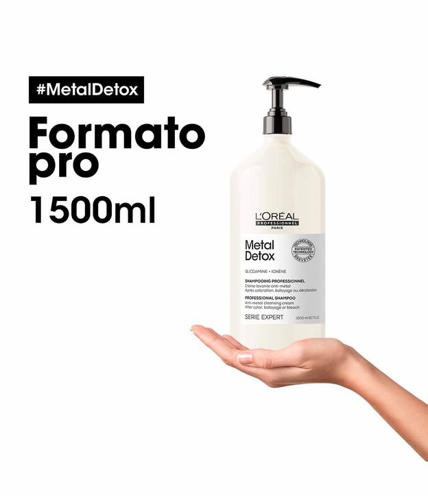 Shampoo Capilar Metal Detox Loreal Professionnel - 1500ml