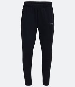 Calça Jogger Esportiva com Textura e Lettering na Perna