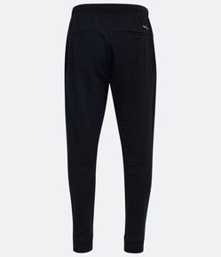 Calça Jogger Esportiva com Textura e Lettering na Perna