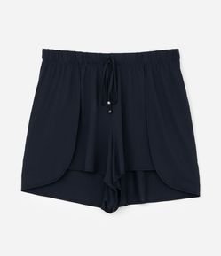 Short Runner em Microfibra com Amarração Curve & Plus Size