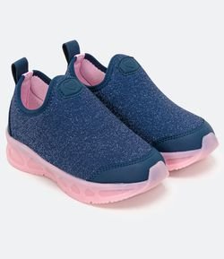 Tênis Infantil Jogging com Sola Led - Tam 20 ao 27